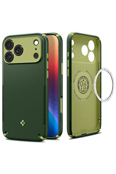 Spigen Θήκη τηλεφώνου για iPhone 17 Pro, Caseology Nano Pop Hybrid MagSafe, Π...