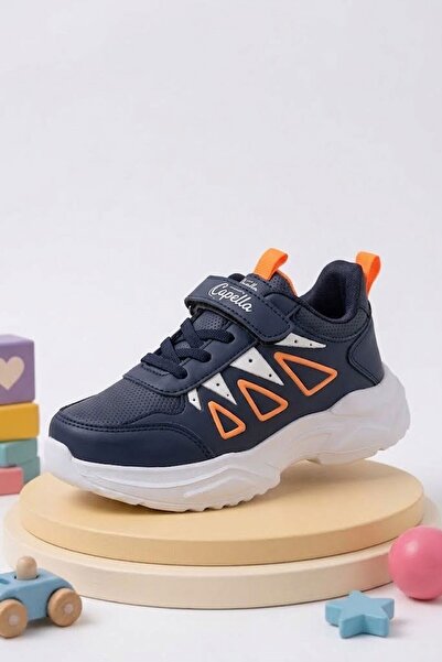 AlbiShoes Unisex Kız Erkek Çocuk Cırtlı Kışlık Mevsimlik Rahat Sneaker Günlük...