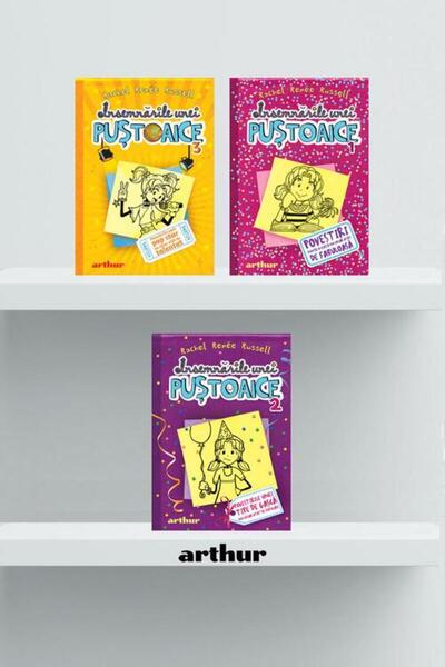 Editura Arthur Pachet Însemnările unei puştoaice ( volumele 1-3 hardcover) - ...