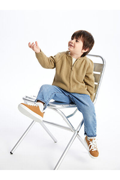 LC Waikiki Baby Boys' Zippered Knitwear Cardigan