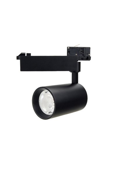 OEM Φωτιστικό Ράγας LED Μαύρο 25W 3000K Θερμό Λευκό