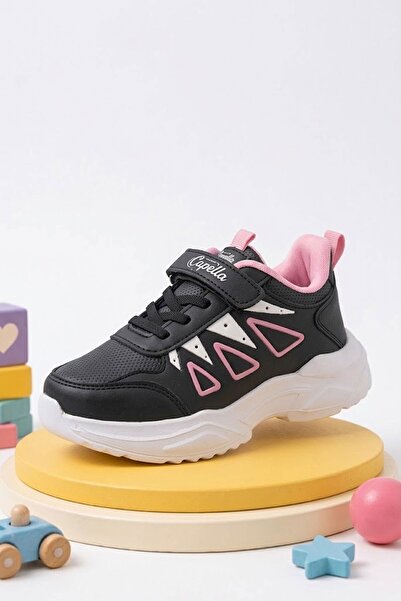 AlbiShoes Unisex Kız Erkek Çocuk Cırtlı Kışlık Mevsimlik Rahat Sneaker Günlük...