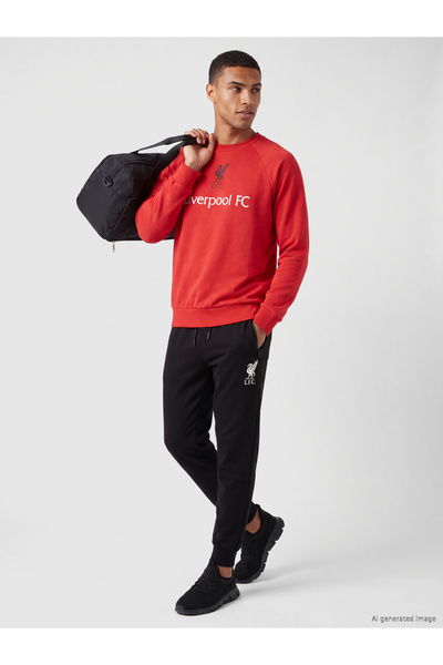 LC Waikiki Pantaloni de trening bărbătești slim fit cu imprimeu Liverpool