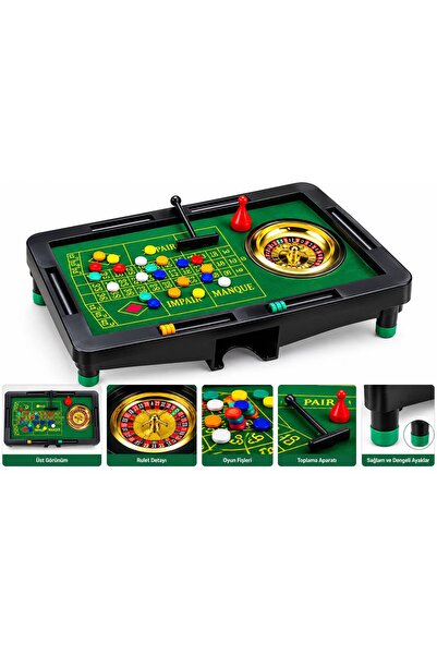 XTRIKE ME Tabletop Blackjack Casino Roulette Game Dimensions; 25*14 cm