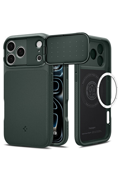Spigen Θήκη τηλεφώνου για iPhone 17 Pro, Optik Armor MagSafe (Acs09954), Πολυ...