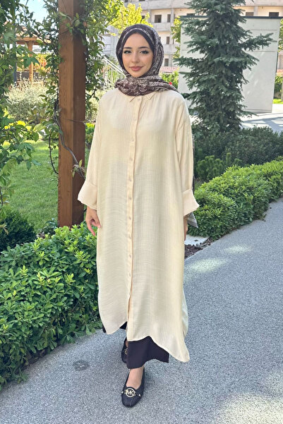 Ovn. Elowen Modal Flowy Tunic - Beige