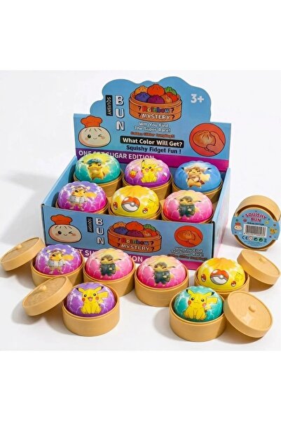 Promagg Surpriză Squishy tip Gălușcă cu Personaje de Desene Animate, Jucărie Antistres în Cutie de Plastic