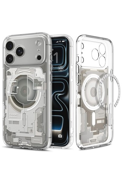 Spigen Husa telefon Ultra Hybrid MagSafe, protectie eficienta la socuri, comp...
