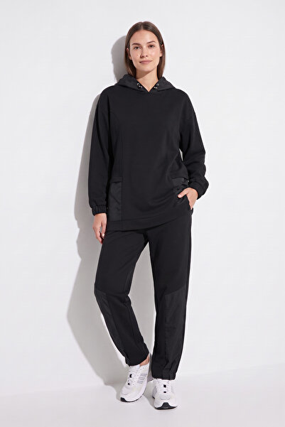 Salih Çelebi Garnili Shalwar Suit 26153 - Black