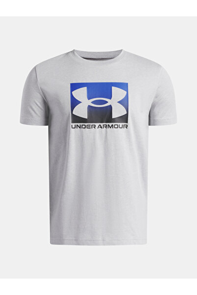 Under Armour UA B BOXED SPORTS UPDATE SS - Tricou pentru băieți, Gri