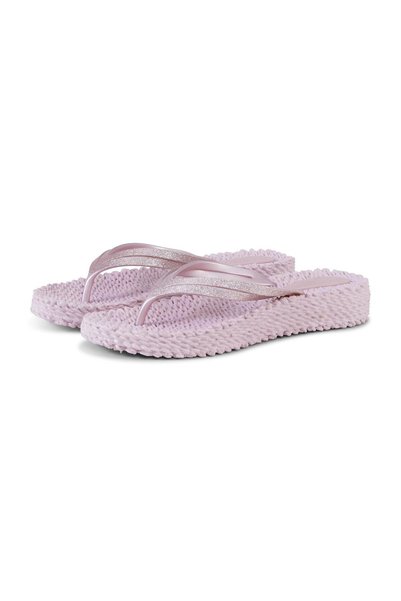 Ilse Jacobsen Mauve Shadows Cheerful13 - Pembe Platformlu Parmak Arası Terlik
