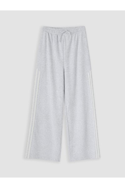 LC Waikiki Elastic Waist Wide Leg Girls' Sweatpants