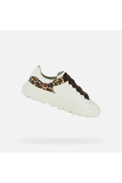 Geox Spherica EC4.1 - Adidași de damă, albi
