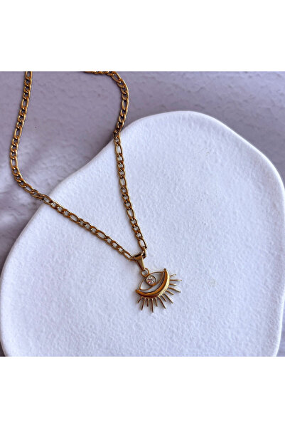 DUESTELLE ITALIA Duestelle κολλιε με επιχρύσωση 18K AMULET