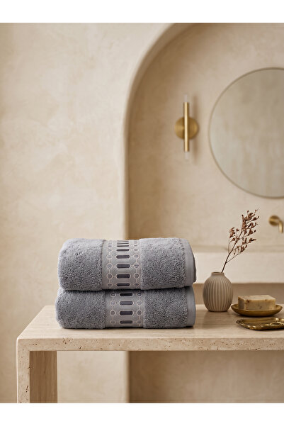 Dantela Ruma 2-Piece Embroidered Hand Towel Set 50X90 cm