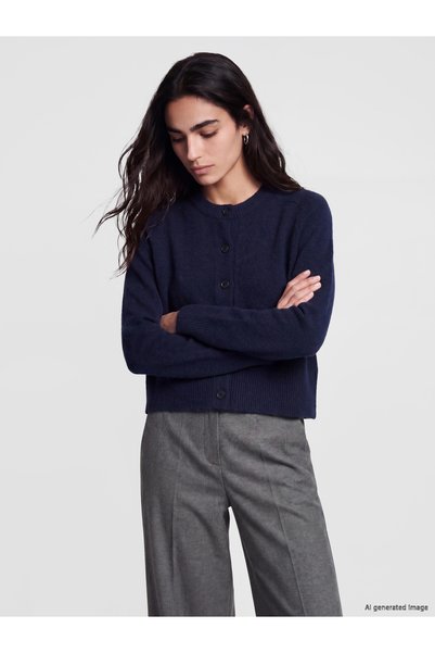LC Waikiki Cardigan tricotat de damă cu guler rotund