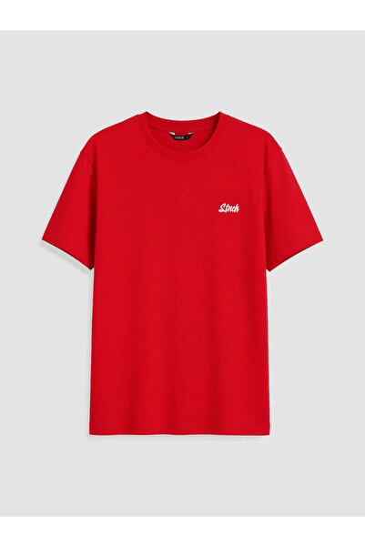 LC Waikiki Tricou bărbătesc cu guler rotund și broderie