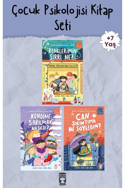 Timaş Çocuk Çocuk Psikolojisi 3 Kitap Set - İrem Oturaklıoğlu Kaya - +8 Yaş -...