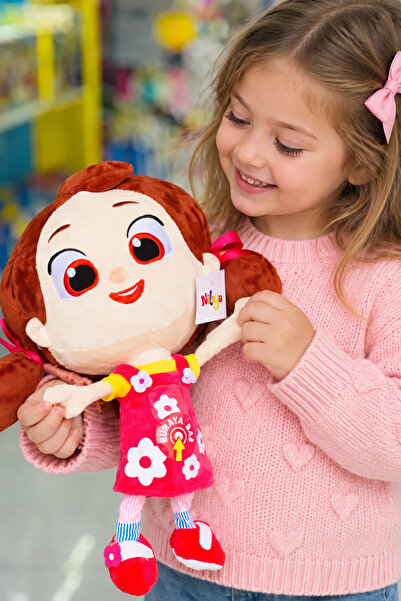NUNU Niloya Müzikli Peluş Oyuncak Bebek 35 cm – Sesli Çocuk Aktivite ve Uyku ...