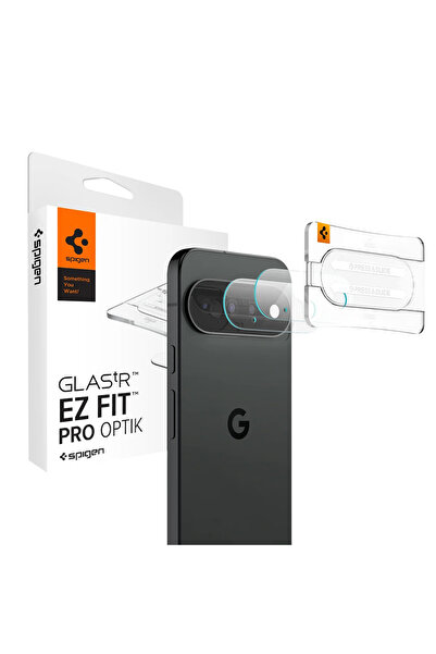 Spigen Σετ 2 τεμαχίων Spigen Προστασία Κάμερας, Optik.tR EZ Fit Pro Γυαλί Κάμ...