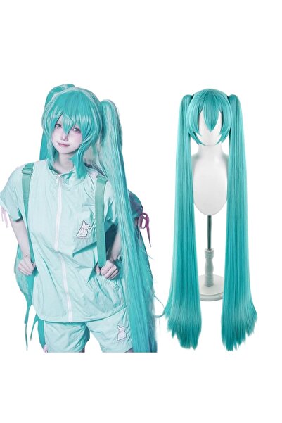maysuwell Περούκα Cosplay, 120 εκ., Αποσπώμενες αλογοουρές, Αφέλειες, Ρυθμιζό...