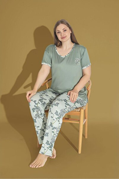 SEAMLIFE HOMEWEAR طقم بيجامة باتال بملمس حريري