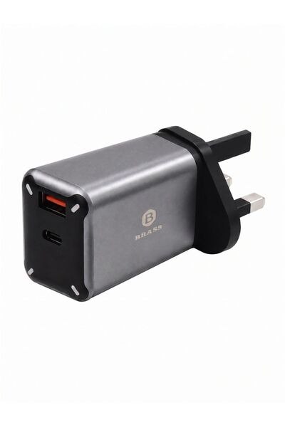 Brass BHC37 60W 6-Port Fast Charger, Multi-Port USB Charging Adapter, High-Sp...