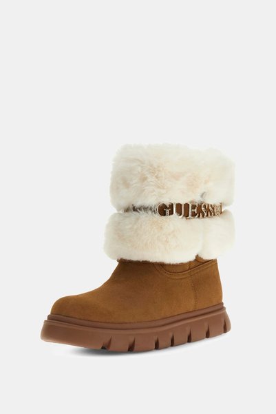 Guess Maribel Women's Leather Mixed Boots