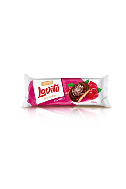 Roshen Biscuiți cu jeleu de zmeură, Lovita, Roshen, 135 g