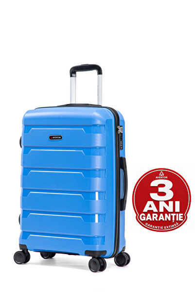 aventor Troler mare Aventor, 76.5x51.5x29.5 cm, PP, Lacăt TSA, 4 roți duble 3...