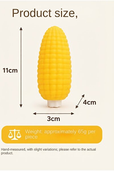 vattara Mısır Crunchy Squishy Çıtırdayan Mısır Sukuşi Çıtır Çıtır Ses Çıkaran Squishy Stres Oyuncağı 1 Adet Gönderilecektir