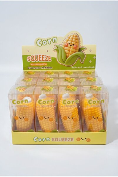 vattara Mısır Crunchy Squishy Çıtırdayan Mısır Sukuşi Çıtır Çıtır Ses Çıkaran Squishy Stres Oyuncağı 1 Adet Gönderilecektir