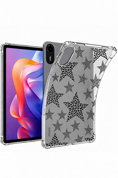 Auraks Redmi Pad 2 Uyumlu Köşe Korumalı Darbelere Karşı Dayanıklı Desenli Şef...