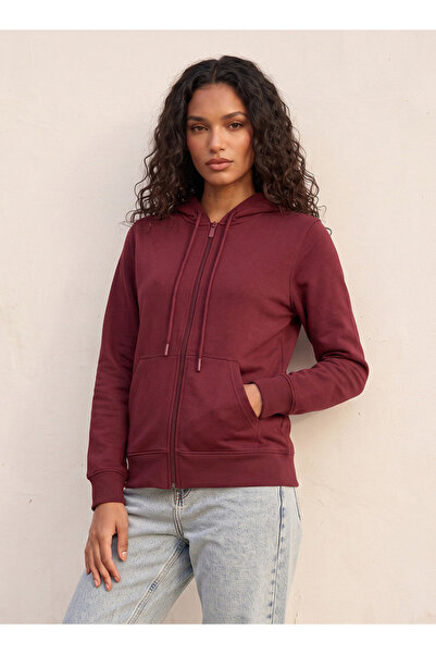 FAV BASIC ZIP THROUGH SWEATSHIRT