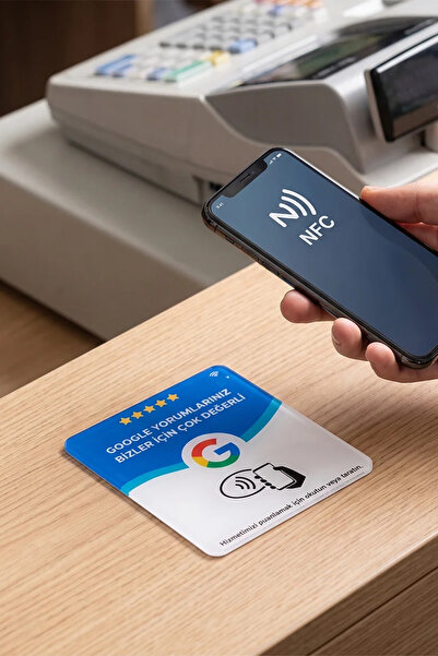 Akıllı NFC İşletme Seti (1 Adet Google Yorum + 1 Adet Instagram Takip Kartı) - Temassız