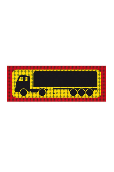 TRUCK Πινακίδα από λαμαρίνα για Ρυμουλκούμενο 47 x 20 εκ. P.A.405 1 Τεμάχιο (...