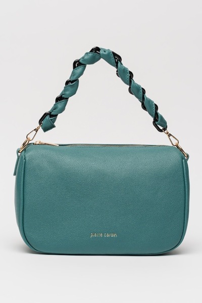 Pierre Cardin , Geanta crossbody de piele ecologica cu bareta detasabila, Ver...
