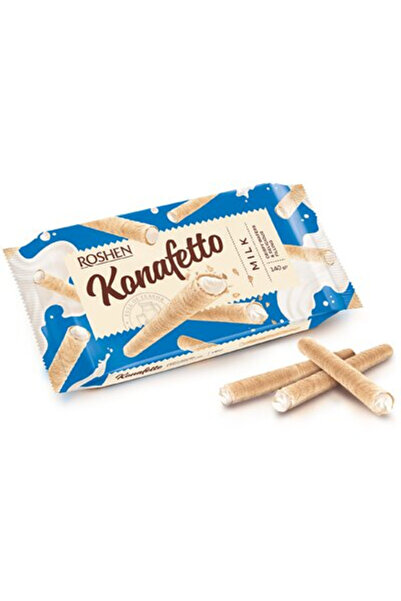 Roshen Napolitană cu cremă de lapte Konafetto, Roshen, 140 g