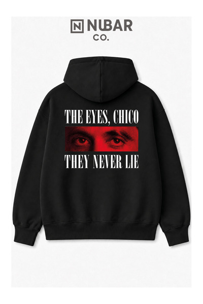 PANDORICA Φούτερ με κουκούλα Tony Montana Scarface, Unisex, 3-κλωνο, υψηλής π...