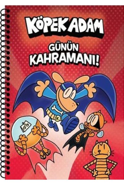 Akademi Çocuk Köpek Adam Çizgili Defter Günün Kahramanı