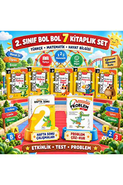 öğretmen evde 2. Sınıf Süper 7’li Set – Yayınları (2026-2027)