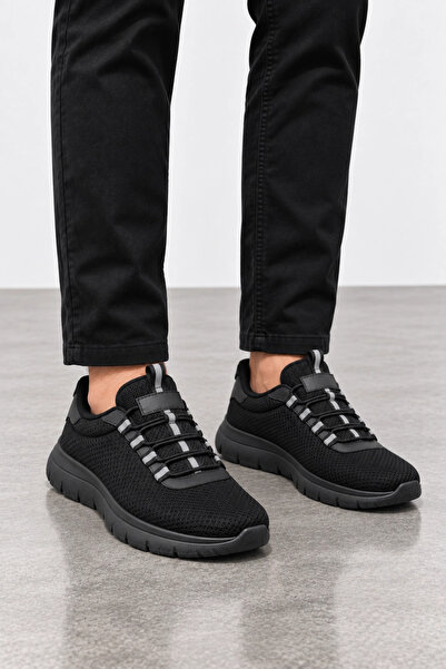 HT HOTİN Tundra Men's Casual Sports Sneaker Shoes - Black