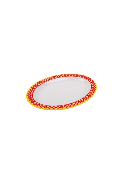 Generic Melamine Oval Plate 30 x 22cm
