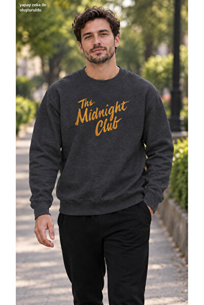 caddekombin Men's Yellow Typography Text Printed Crew Neck Casual Regular Fit...