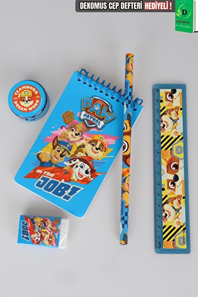 PAW PATROL X Dekomus Licensed Rescue Crew Collection 5-Piece Stationery Set N...