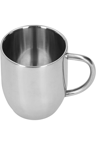Generic أكواب قهوة معدنية، أكواب قهوة معدنية سعة 350 مل، أكواب قهوة معزولة، أ...