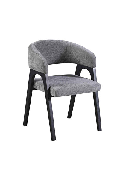 Palma homez Gray Linen Chair 79X48X50 cm