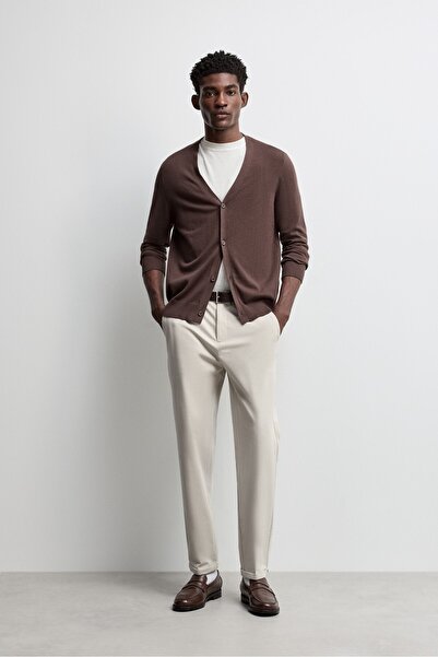 LEFTIES Tailored fit düz paça pantolon