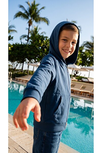 DANBİ 5,6,7,8,9,10,11 Years Old Boys' School Seasonal Cardigan 100% Cotton