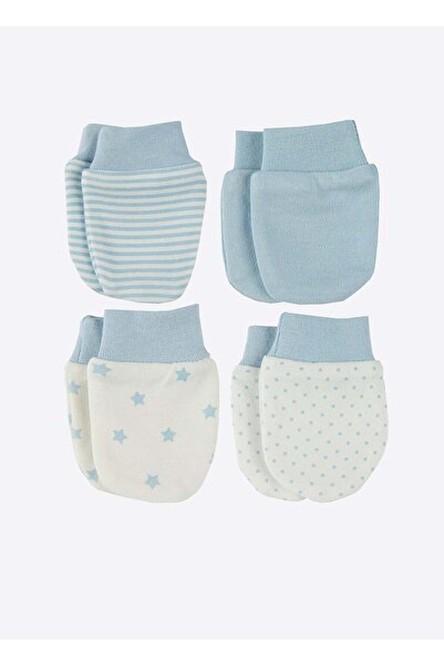 kitikate Organic Mery 4-Pack Gloves Blue